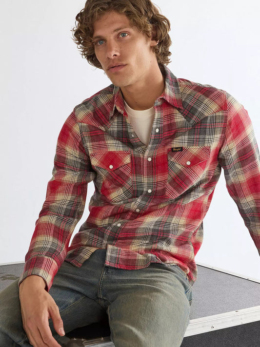 Koszula Wrangler Regular Western Shirt Chili Pepper