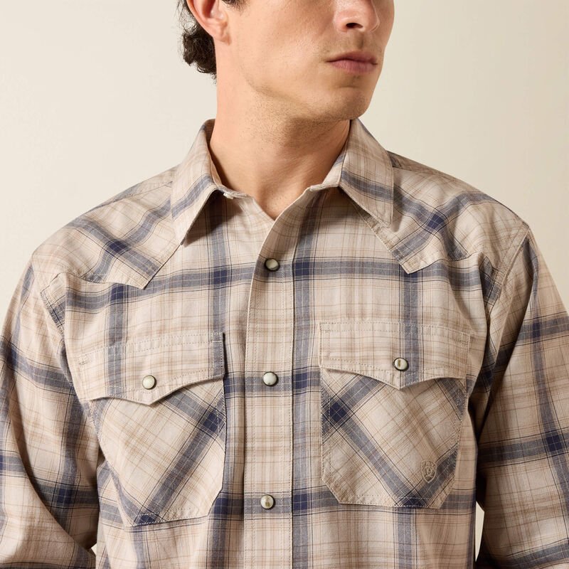 Męska Koszula Ariat Western Retro Hudde Fitted Snap Shirt