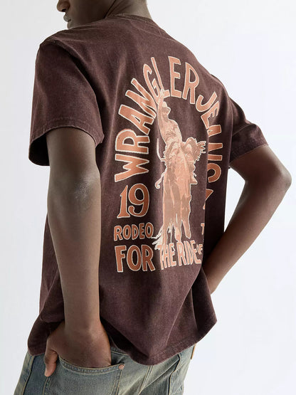 T-shirt Vintage Brown Tee