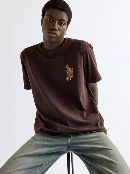T-shirt Vintage Brown Tee