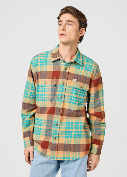 Wrangler® Long Sleeve Utility Shirt