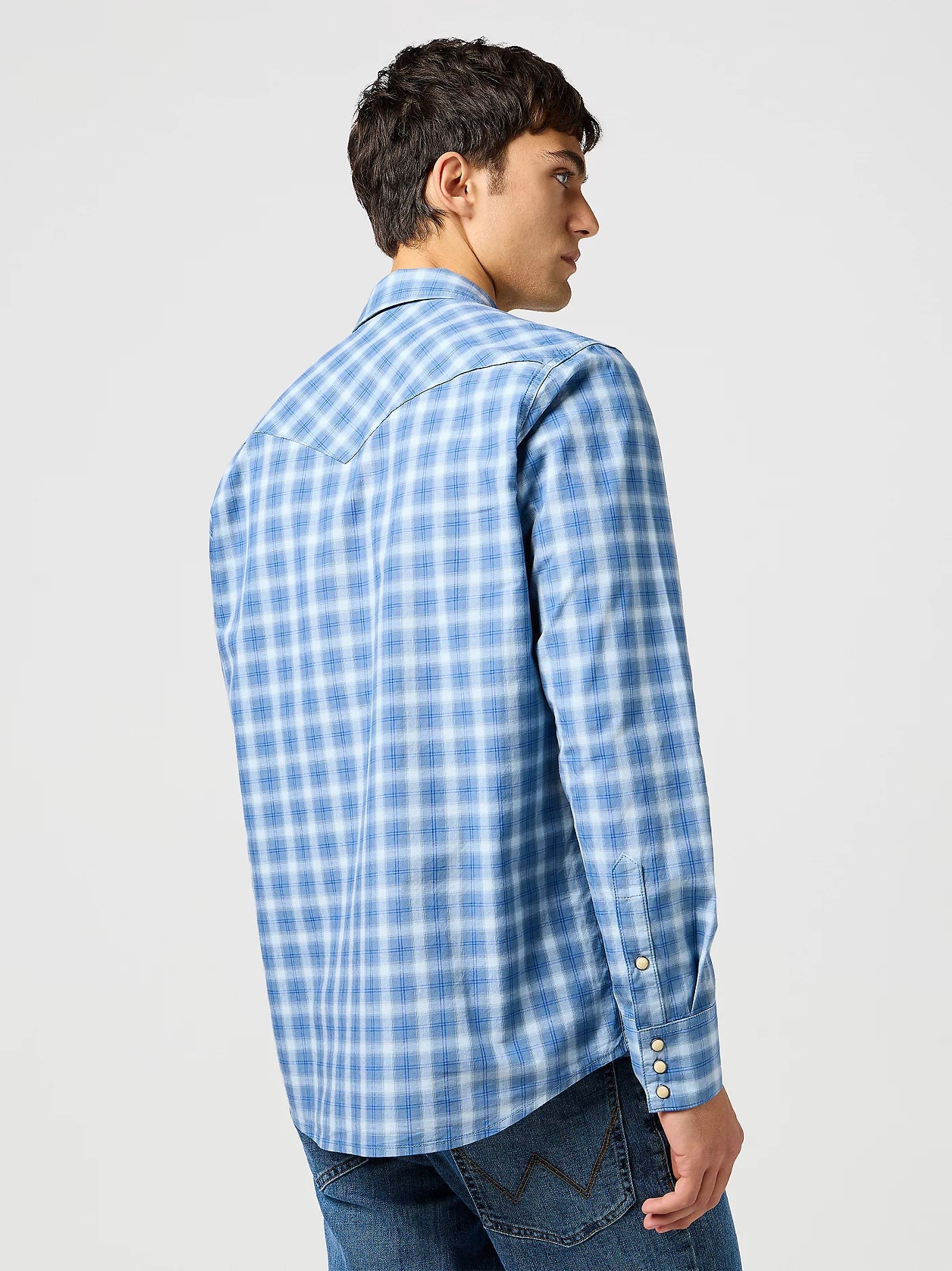 Wrangler Western Shirt Blue