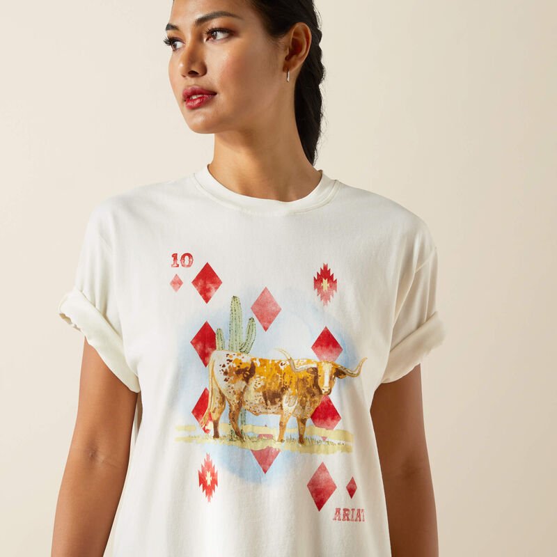 Koszulka Ariat Aces Papyrus