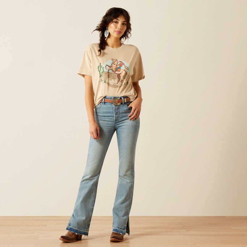 Koszulka Ariat Ride On  Mineral Wash