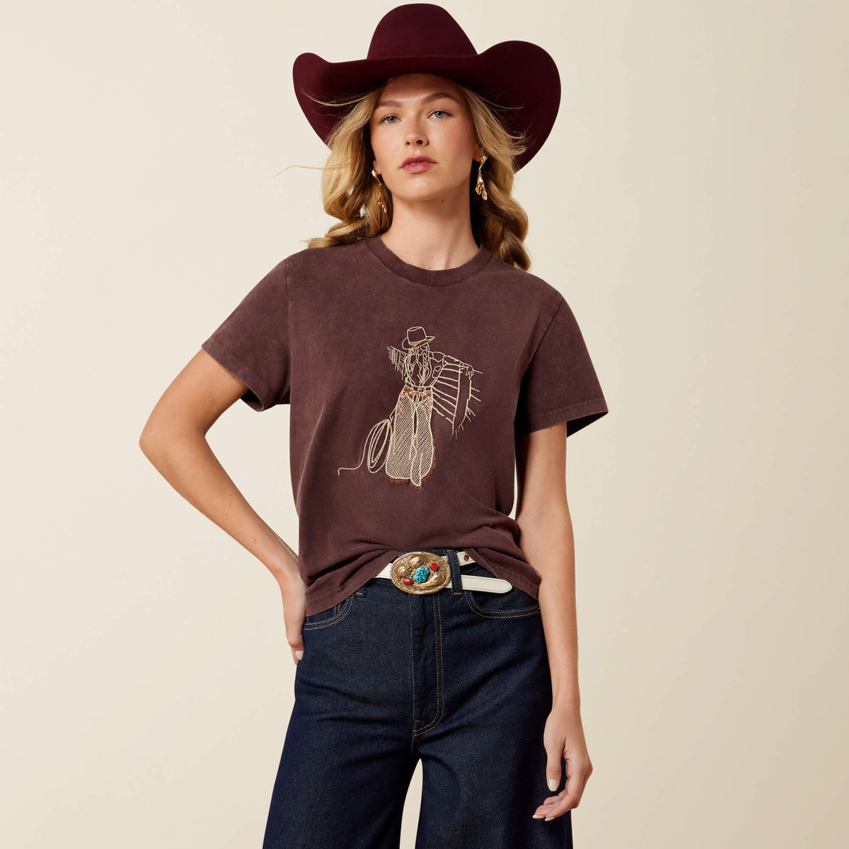 Koszulka Damska Ariat Rebel With A Cause