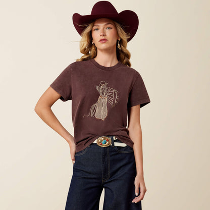 Koszulka Damska Ariat Rebel With A Cause