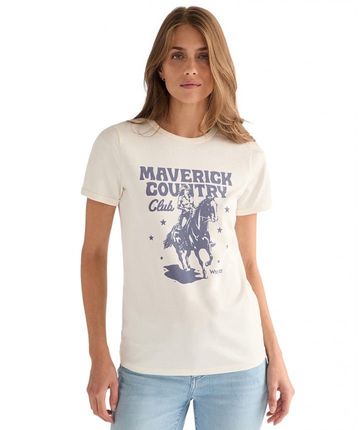 Koszulka Wrangler Maverick Country -Worn White