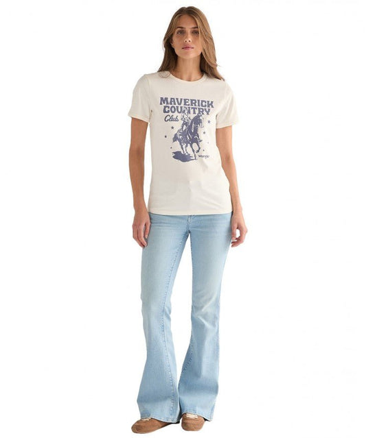 Koszulka Wrangler Maverick Country -Worn White