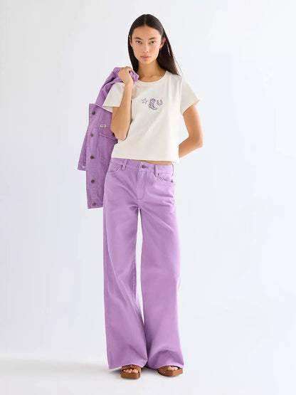 Koszulka Wrangler Slim Baby Tea Worn White