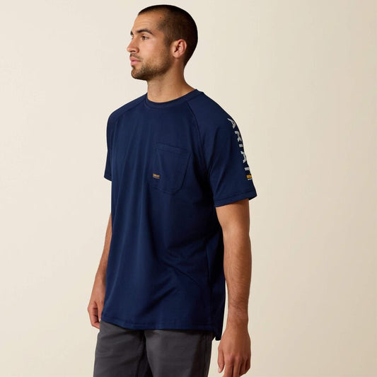 Koszulka Ariat Rebar Heat Fighter Navy