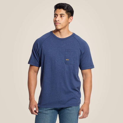 Koszulka Ariat Rebar Strong Navy