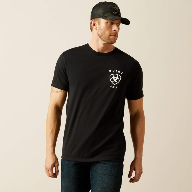 Koszulka Męska Ariat Faded Bull