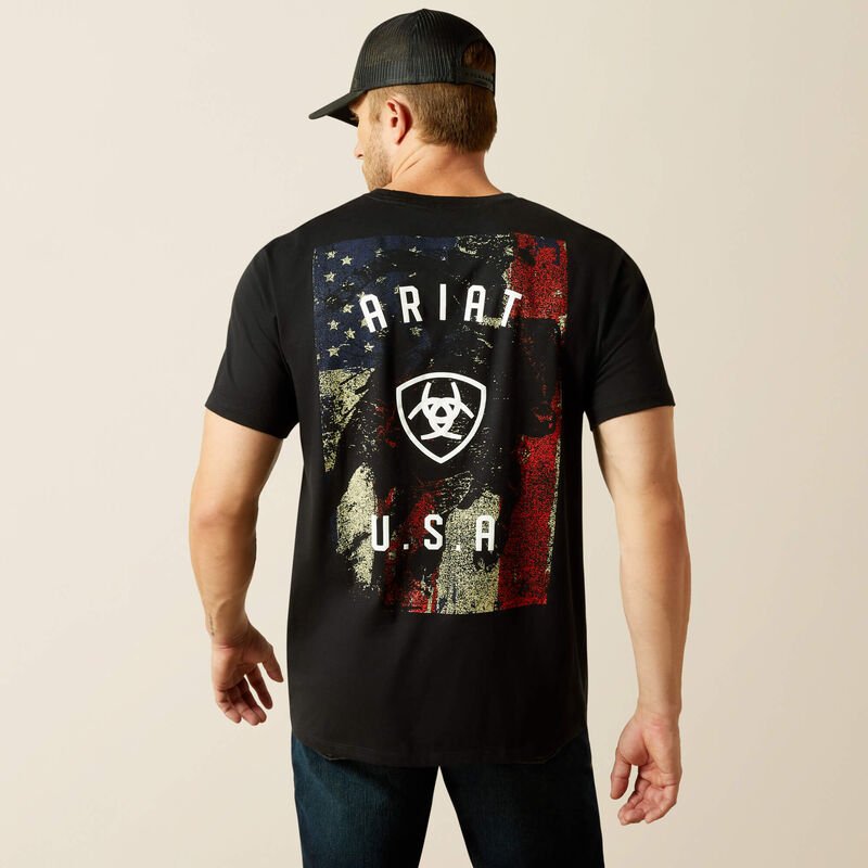 Koszulka Męska Ariat Faded Bull