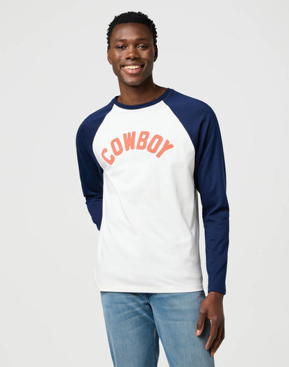 Koszulka męska Wrangler Baseball Tee Black Iris