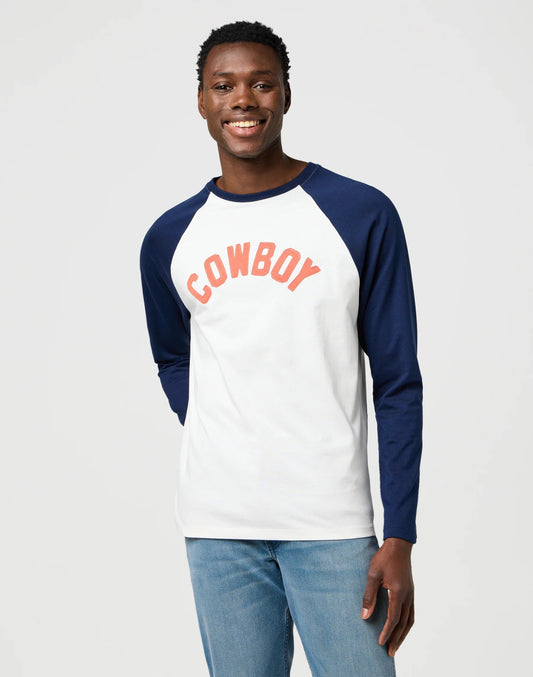 Koszulka męska Wrangler Baseball Tee Black Iris