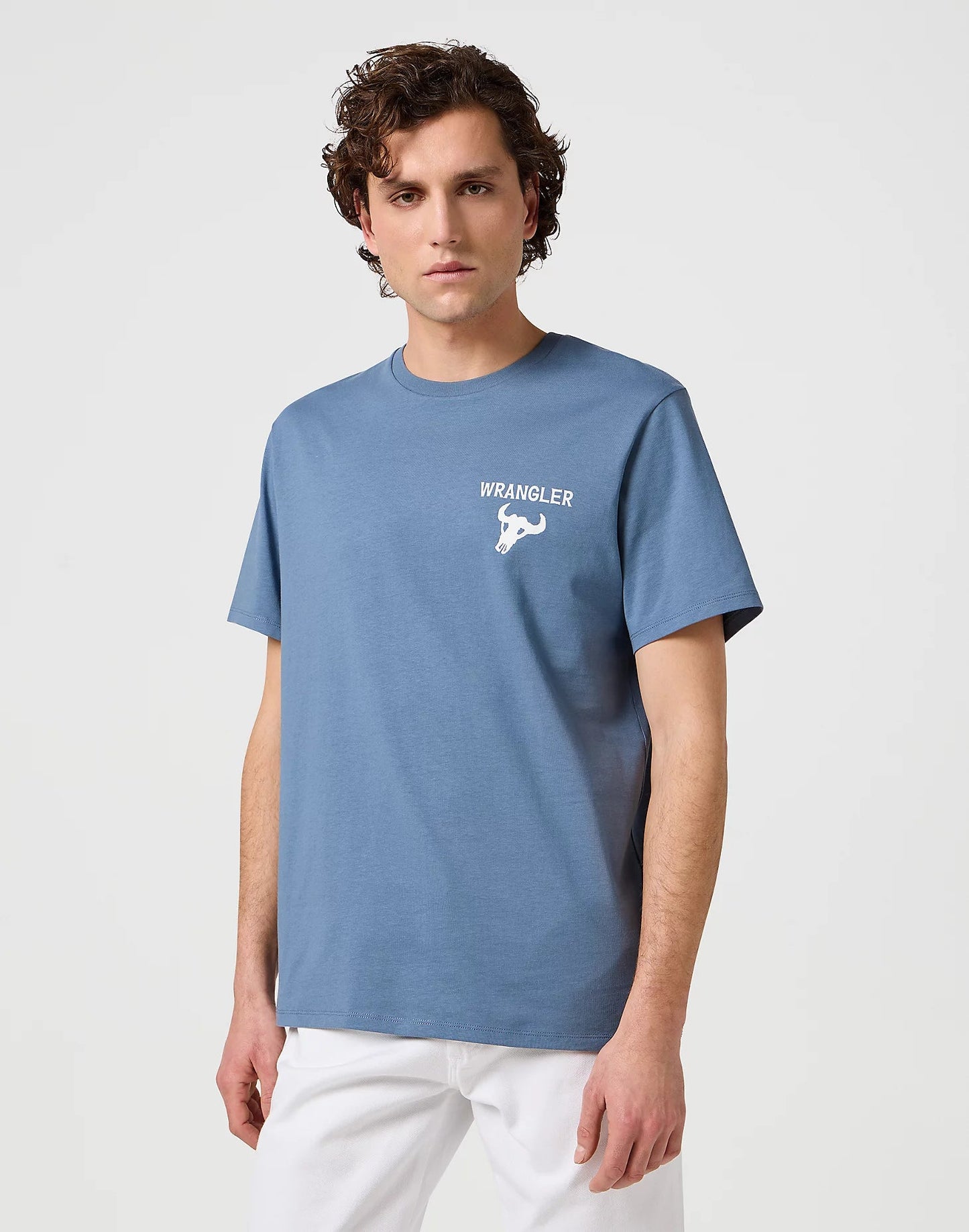 Koszulka męska Wrangler Graphic Tee - Dusty Blue
