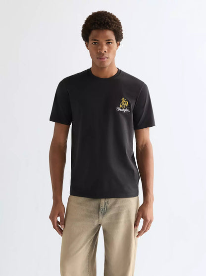 Koszulka Wrangler Regular Embroidery Tee - Black