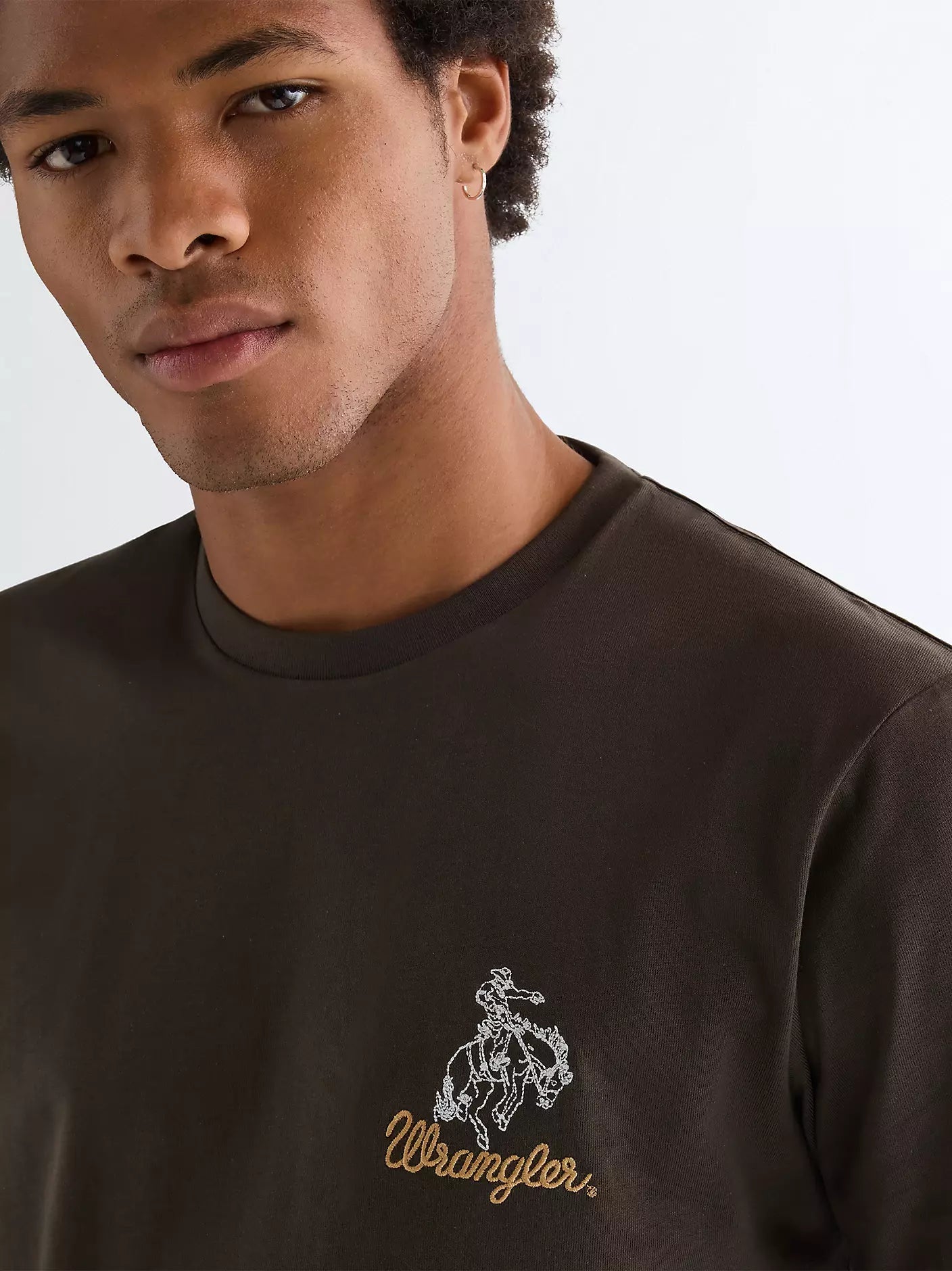 Koszulka Wrangler Regular Embroidery Tee Wren
