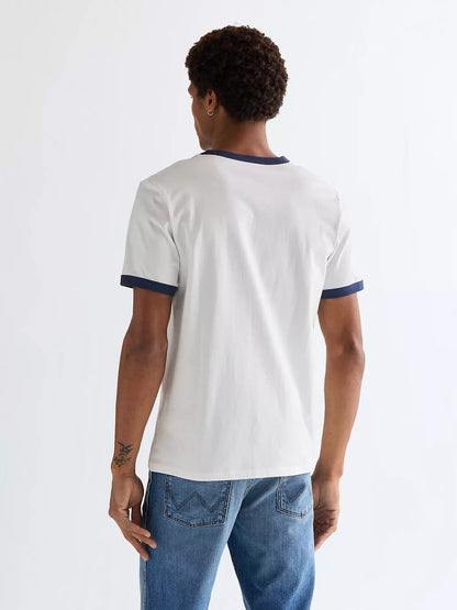 Wrangler RELAXOVANÉ RINGER TEE IN DAHLIA 