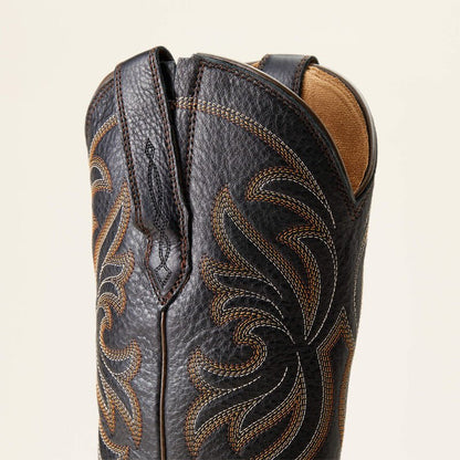 Kowbojki damskie Ariat Heritage J Toe Black Deertan