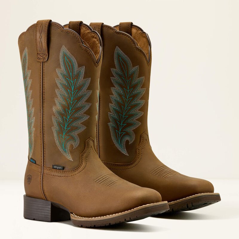 Kowbojki damskie Ariat Hybrid Rancher Waterproof Insulated Wide Square Toe