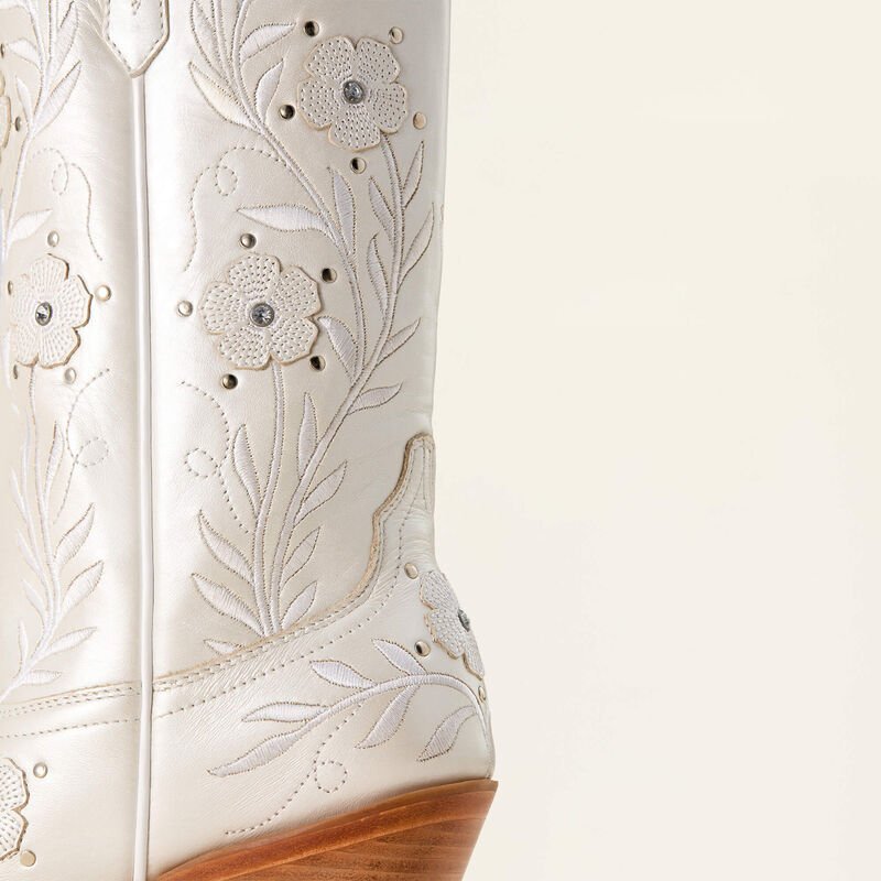 Kowbojki damskie Ariat Romance - PEARLY WHITE