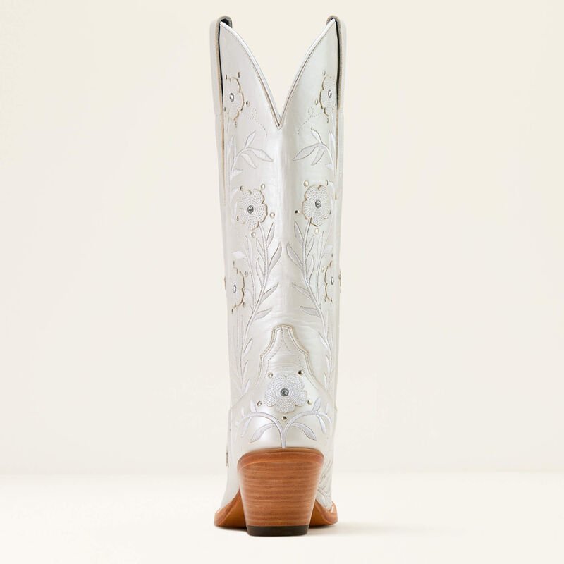 Kowbojki damskie Ariat Romance - PEARLY WHITE