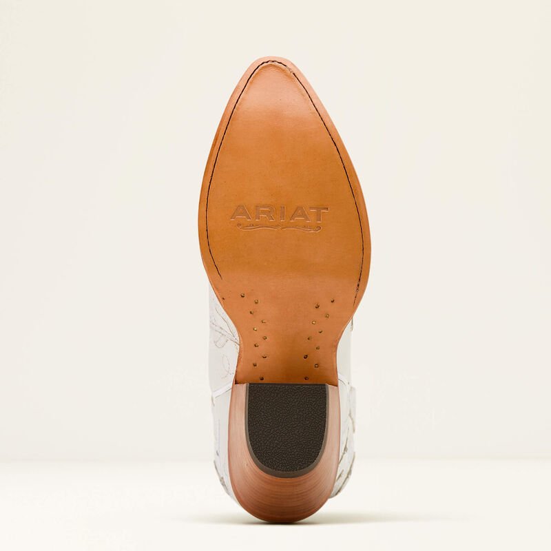 Kowbojki damskie Ariat Romance - PEARLY WHITE