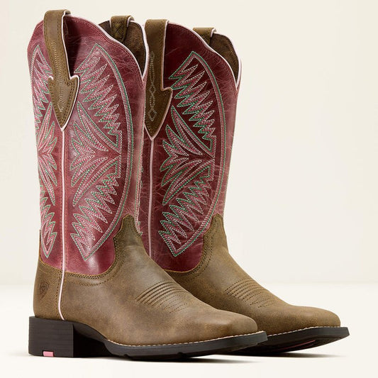 Kowbojki damskie Ariat Round Up Ruidoso Wide Square Toe