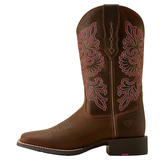 Kowbojki damskie Ariat Round Up Wide Square Toe StretchFit