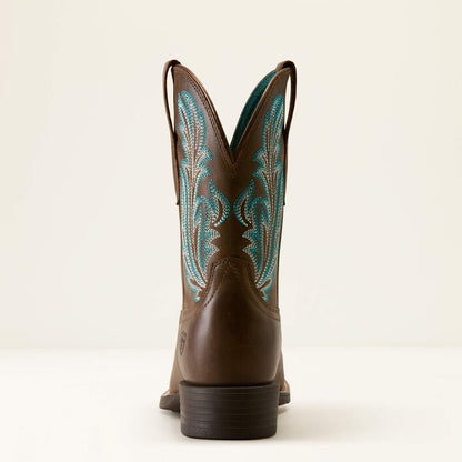 Kowbojki Damskie Round Up Filly Wide Square Toe