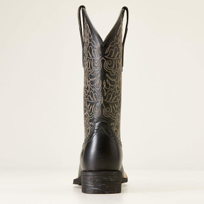 Kowbojki damskie Round Up Remuda Black Deertan