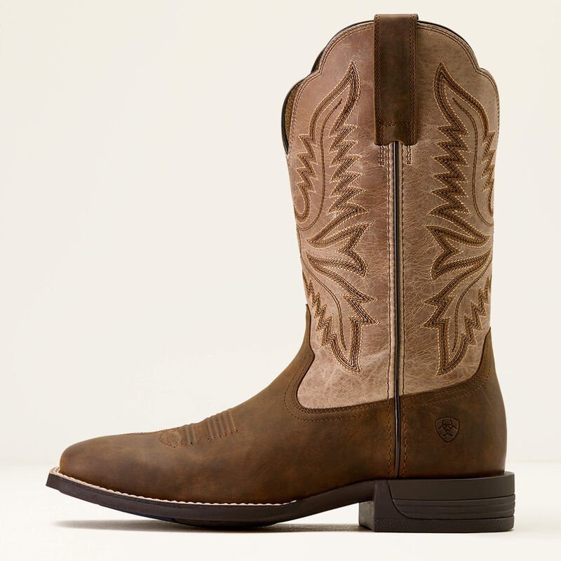 Kowbojki męskie Ariat Brush Creek Wide Square Toe-  TAN|SMOKEY TAUPE
