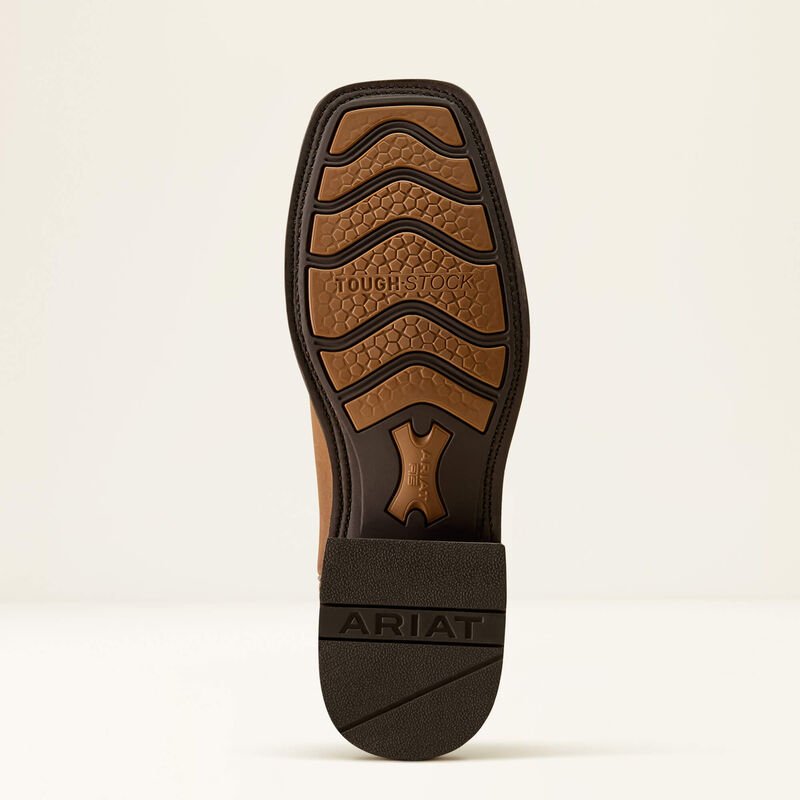 Kowbojki męskie Ariat Highland Toughstock Wide Square Toe-Tack Room Brown