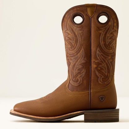 Kowbojki męskie Ariat Highland Toughstock Wide Square Toe-Tack Room Brown