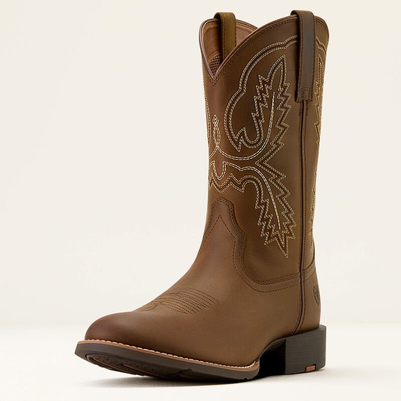 Kowbojki męskie Ariat Sport Stratten W Toe - DISTRESSED BROWN
