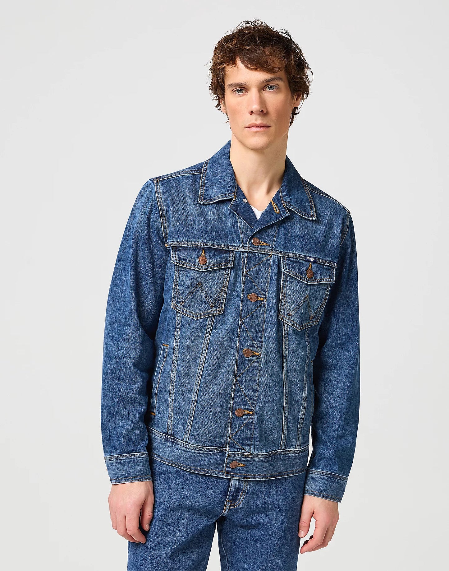 Wrangler Classic Jacket Mid Stone