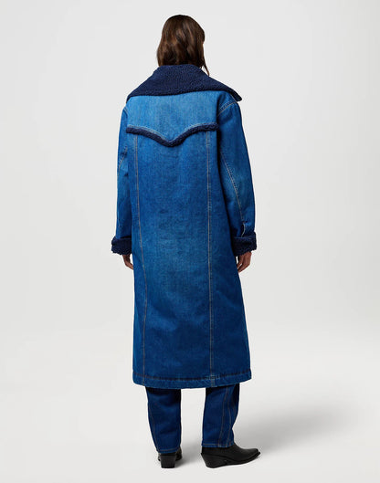 Wrangler Loose  Coat- Sparkle Blue