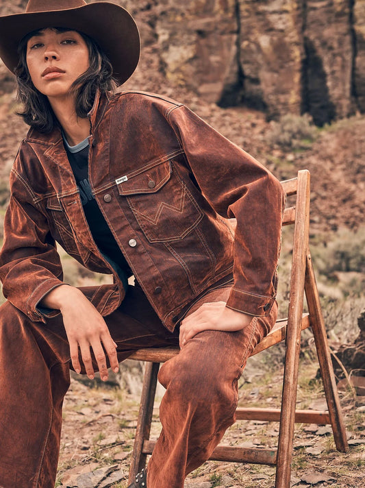 Wrangler Relaxed Cowboy Jacket Cinnamon Chill