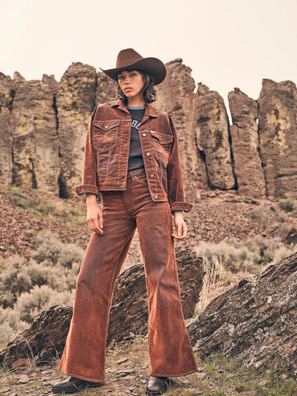 Wrangler Relaxed Cowboy Jacket Cinnamon Chill