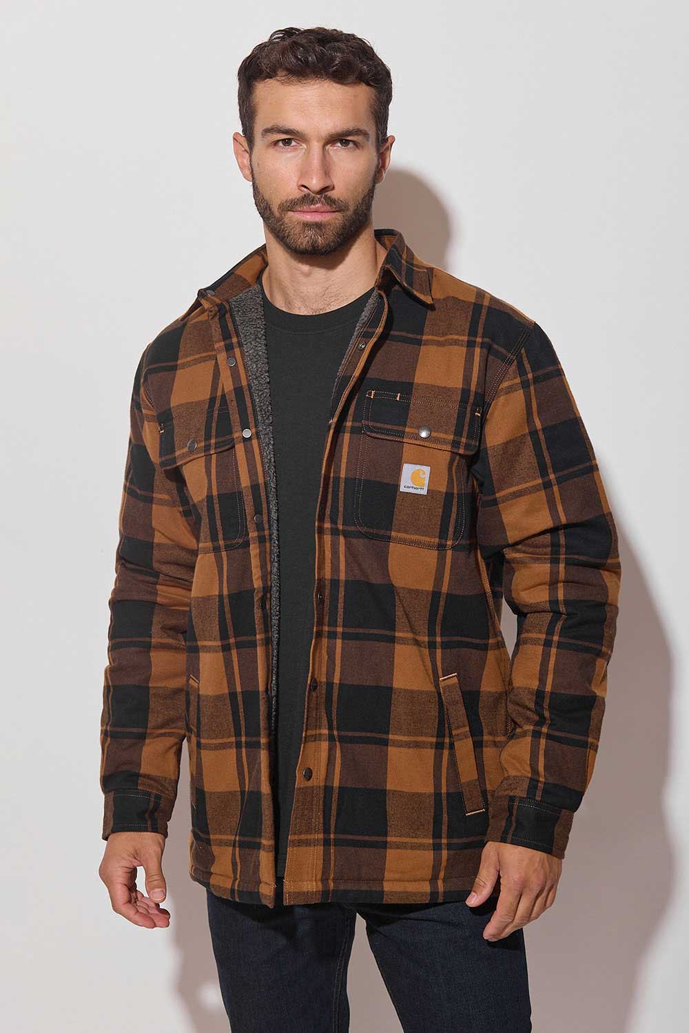 Flanel Sherpa Overshirt Heavyweight Carhartt