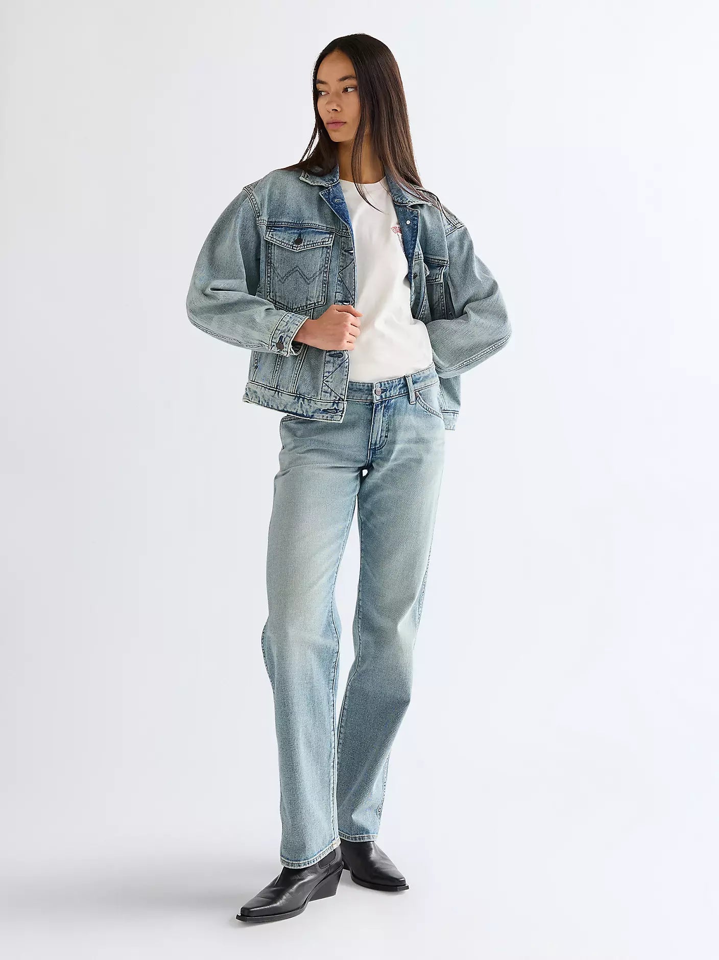 Kurtka WranglerRelaxed Cowgirl Lightweight Hippie Haze