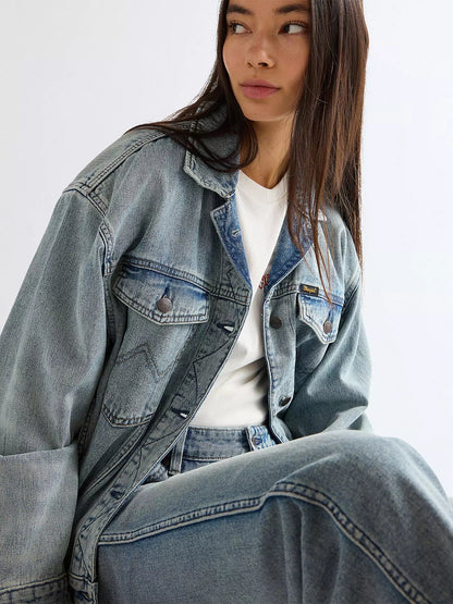 Kurtka WranglerRelaxed Cowgirl Lightweight Hippie Haze