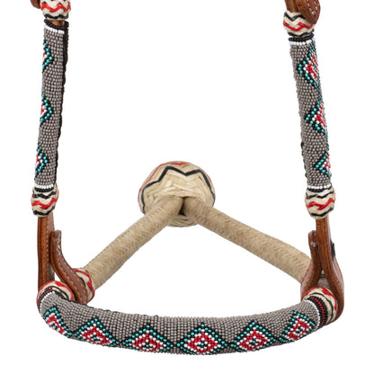 Bosal ogłowie komplet z wodzami Beads