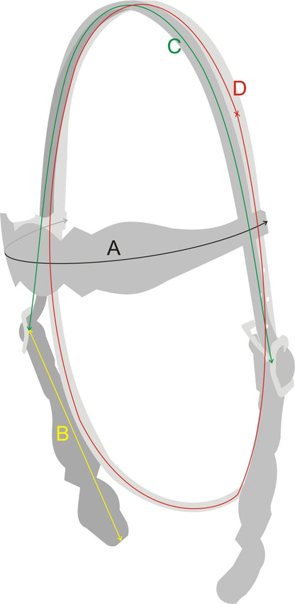Ogłowie westernowe z cyrkoniami V