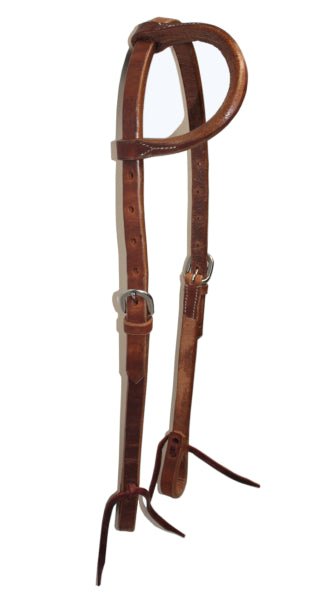 Ogłowie na jedno ucho Heavy Harness Leather