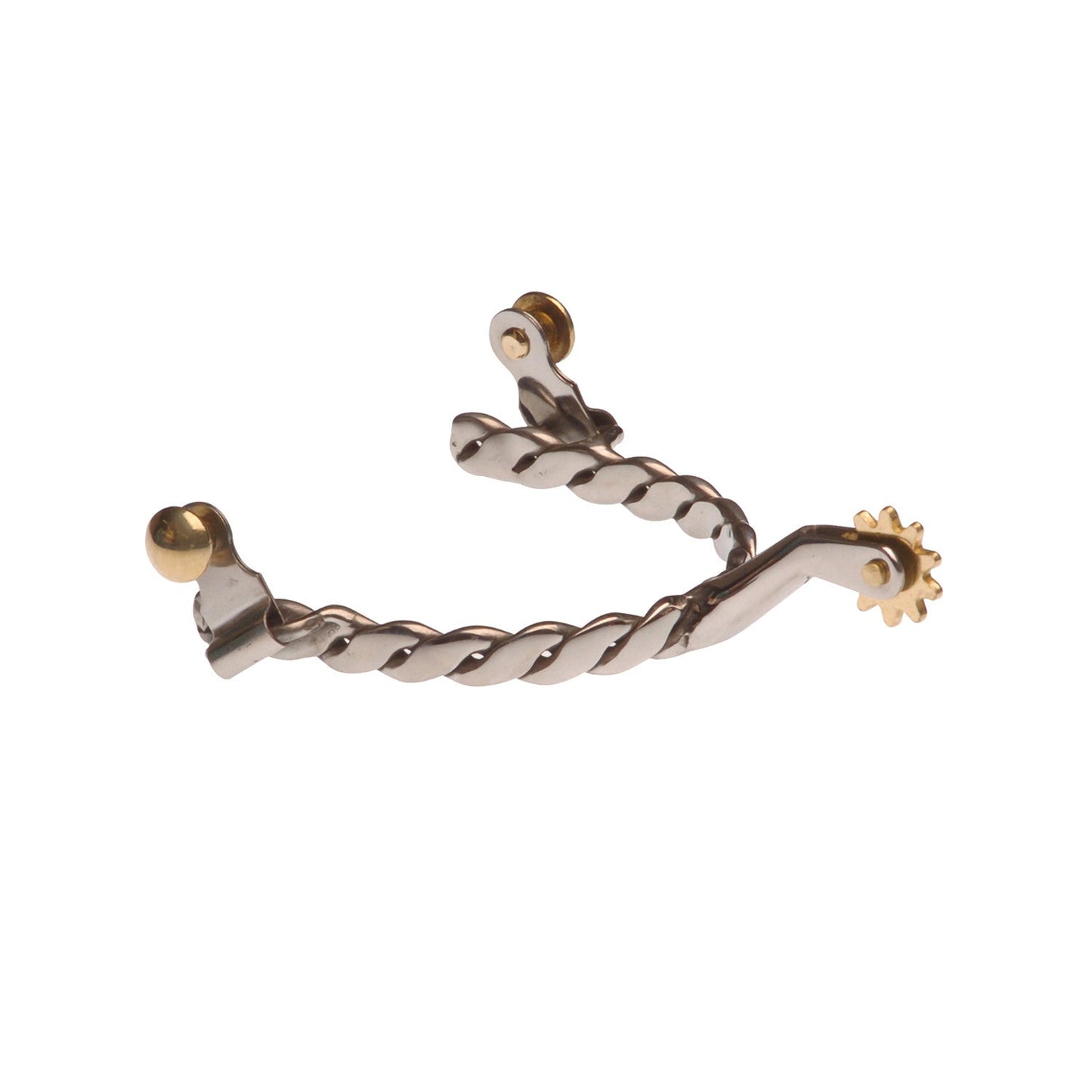Brązowe ostrogi westernowe SS BRAIDED