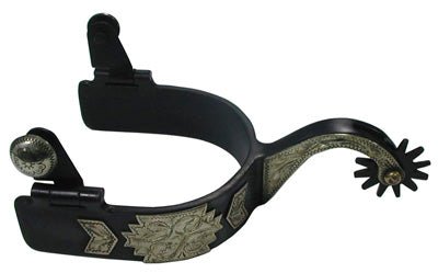 Czarne ostrogi westernowe