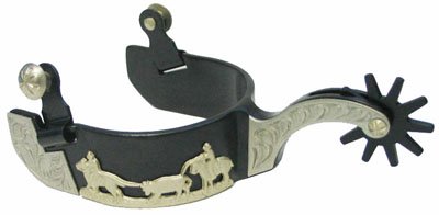 Czarne stalowe ostrogi Show