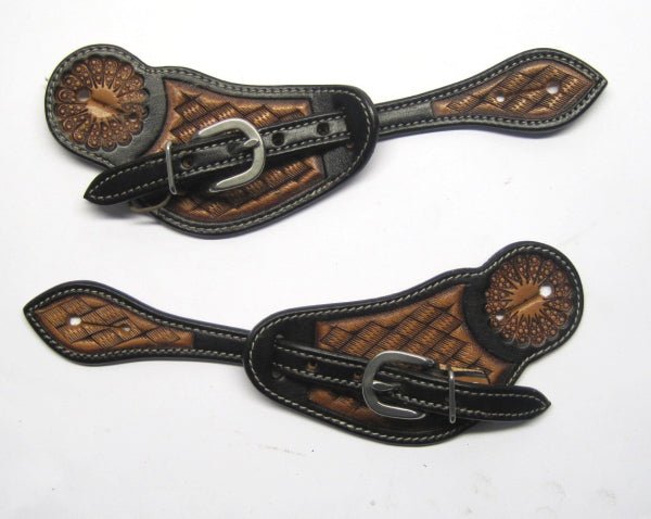 Paski do ostróg Flowers Pattern